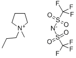 N-METHYL-N-PROPYLPYRROLIDINIUM BIS(TRIFLUOROMETHANESULFONYL)IMIDE Struktur