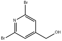 2,6-二溴-4-甲醇吡啶,223463-02-3,结构式