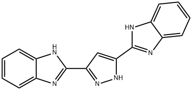 3, 5- Bis(benzimidazol-2-yl)pyrazole Struktur