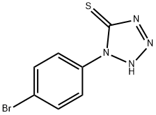 1-(4-bromophenyl)-5-mercapto-1,2,3,4-tetrazole 化学構造式
