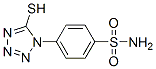 1-(4-Sulfamoylphenyl)-5-mercaptotetrazole 化学構造式