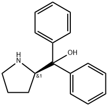 (R)-(+)-a,a-Diphenyl-2-pyrrolidinemethanol Struktur