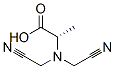L-Alanine, N,N-bis(cyanomethyl)- (9CI) Struktur