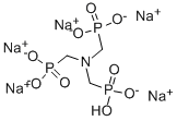 [Nitrilotris(methylene)]tris-phosphonic acid pentasodium salt Structure