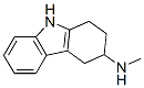 3-methylamino-1,2,3,4-tetrahydrocarbazole 化学構造式