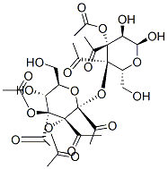 Octaacetyl-beta-maltose Struktur