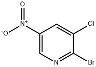 2-溴-3-氯-5-硝基吡啶, 22353-41-9, 结构式