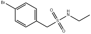 1-(4-bromophenyl)-N-ethylmethanesulfonamide 化学構造式