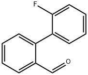 2′-フルオロビフェニル-2-カルボアルデヒド 化学構造式