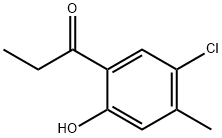5'-CHLORO-2'-HYDROXY-4'-METHYLPROPIOPHENONE 结构式