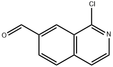 1-Chloroisoquinoline-7-carbaldehyde Structure