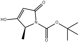 (S)-3-Hydroxy-2-Methyl-5-oxo-2,5-dihydro-pyrrole-1-carboxylic acid tert-butyl ester, 223678-66-8, 结构式