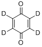 1,4-ベンゾキノン-D4 化学構造式