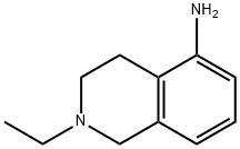 2-ETHYL-1,2,3,4-TETRAHYDROISOQUINOLIN-5-AMINE, 223700-11-6, 结构式