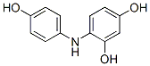 1,3-Benzenediol, 4-[(4-hydroxyphenyl)amino]- (9CI) Struktur