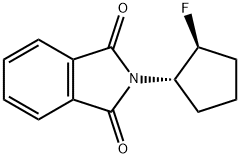 2-[(1S,2S)-2-Fluorocyclopentyl]-isoindole-1,3-dione Structure