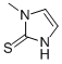 2-巯基-1-甲基咪唑(甲硫咪唑) 结构式