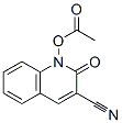 1-Acetoxy-1,2-dihydro-2-oxo-3-quinolinecarbonitrile Structure