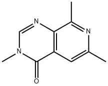 3,6,8-Trimethylpyrido[3,4-d]pyrimidin-4(3H)-one Struktur