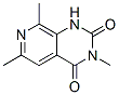 3,6,8-Trimethylpyrido[3,4-d]pyrimidine-2,4(1H,3H)-dione 结构式