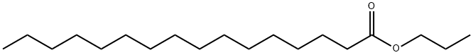 PALMITIC ACID PROPYL ESTER Structure