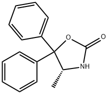 (R)-(+)-5,5-ジフェニル-4-メチル-2-オキサゾリジノン 化学構造式