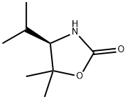 (R)-(+)-4-异丙基-5,5-二甲基-2-恶唑烷酮, 223906-38-5, 结构式