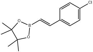 4-氯苯乙烯硼酸频哪醇酯, 223919-54-8, 结构式