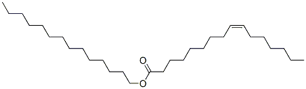 9-Hexadecenoic acid, tetradecyl ester, (Z)- 结构式