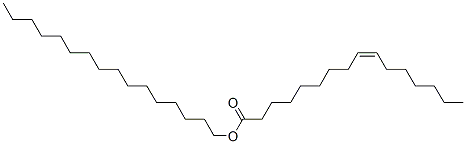 9-Hexadecenoic acid, hexadecyl ester, (Z)- 结构式