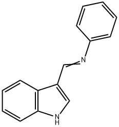 N-Phenyl-1H-indole-3-methanimine 结构式