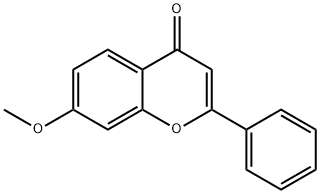 7-甲氧基黄酮, 22395-22-8, 结构式