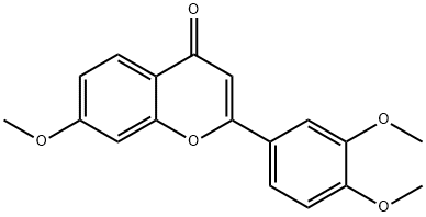 3',4',7-三甲氧基黄酮,22395-24-0,结构式