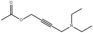 4-(二乙氨基)-2-丁炔醇乙酸酯,22396-77-6,结构式