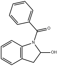 1-Benzoyl-2-indolinol Struktur