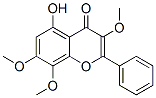 5-Hydroxy-3,7,8-trimethoxy-2-phenyl-4H-1-benzopyran-4-one,22399-74-2,结构式