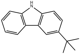 3-(tert-ブチル)-9H-カルバゾール 化学構造式
