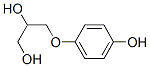 3-(p-Hydroxyphenoxy)-1,2-propanediol,22402-45-5,结构式