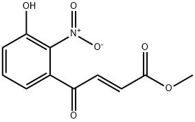 (2E)-4-(3-Hydroxy-2-nitrophenyl)-4-oxo-2-butenoic Acid Methyl Ester Struktur