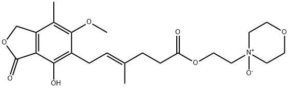Mycophenolate Mofetil N-Oxide (EP Impurity G) Structure