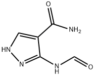 ALLOPURINOL RELATED COMPOUND B (5-(ホルミルアミノ)-1H-ピラゾール-4-カルボキサミド) 化学構造式