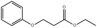 3-フェノキシプロピオン酸エチル 化学構造式