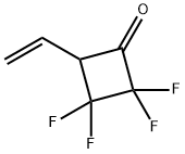 Cyclobutanone,  2,2,3,3-tetrafluoro-4-vinyl-  (8CI) 化学構造式