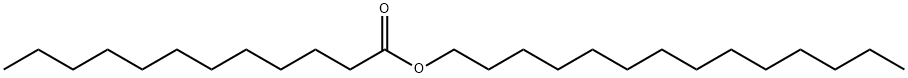 ドデカン酸テトラデシル 化学構造式