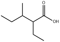 2-ETHYL-3-METHYLPENTANOIC ACID, 22414-77-3, 结构式