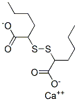 calcium 2,2'-dithiobishexanoate Struktur