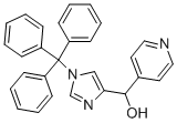PYRIDIN-4-YL(1-TRITYL-1H-IMIDAZOL-4-YL)METHANOL 结构式