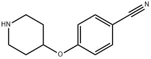4-(PIPERIDIN-4-YLOXY)BENZONITRILE Structure