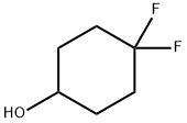 4,4-ジフルオロシクロヘキサノール 化学構造式