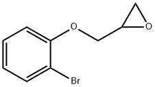 [(2-ブロモフェノキシ)メチル]オキシラン 化学構造式